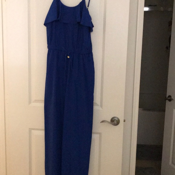 Michael Kors cobalt blue jumpsuit - Picture 1 of 4